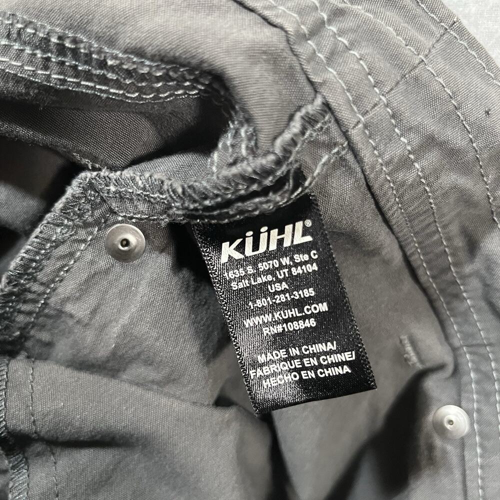 KUHL Shorts Women's Size 8 Gray Splash 11" Inseam Cargo Outdoor Camping Hiking - Picture 10 of 10